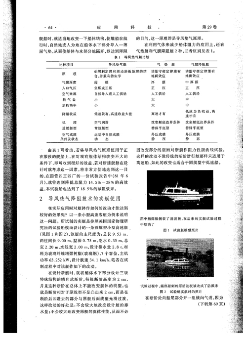 导风垫气降阻技术的研究论文